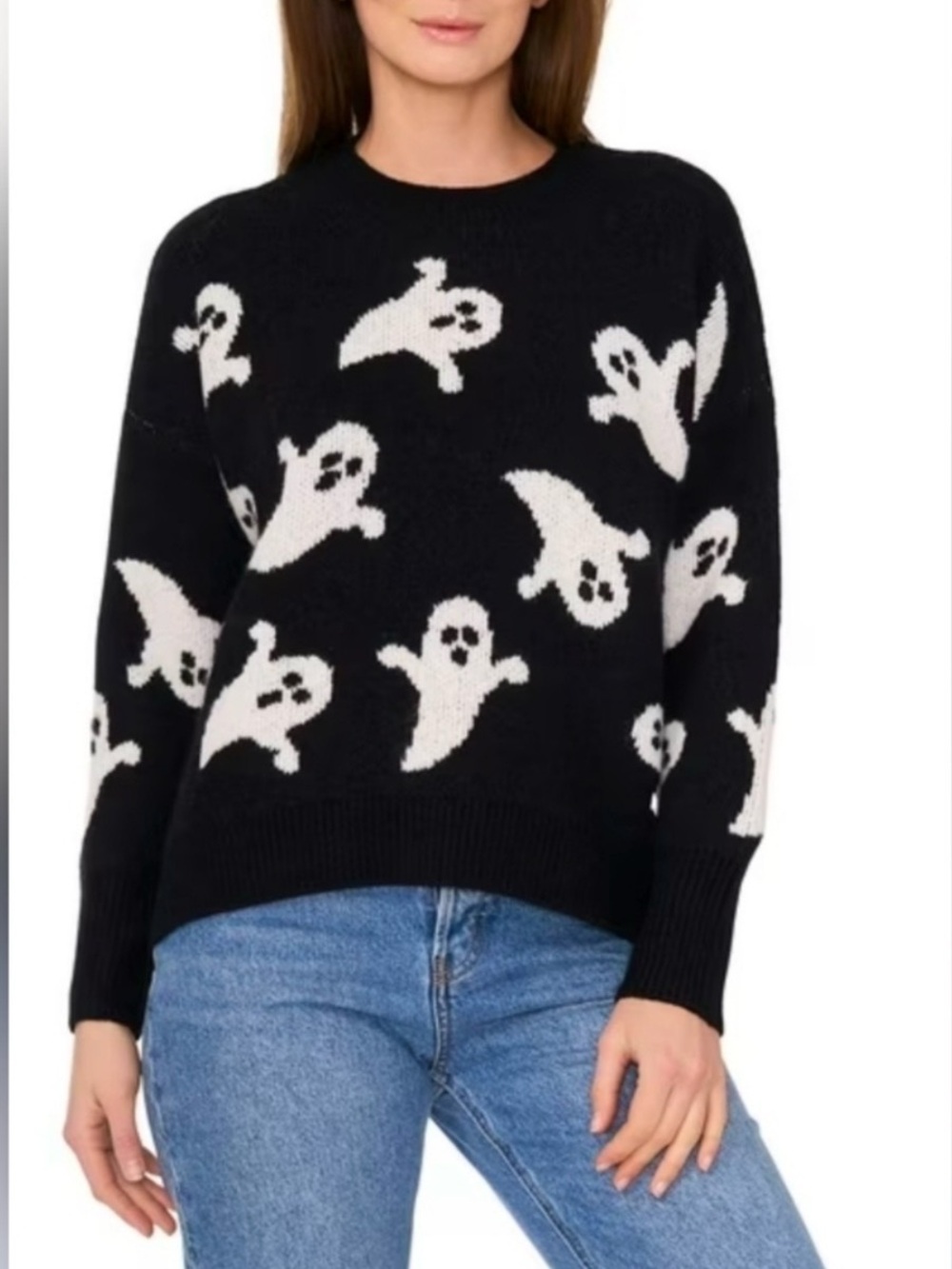 Ghost Halloween Sweater - Women